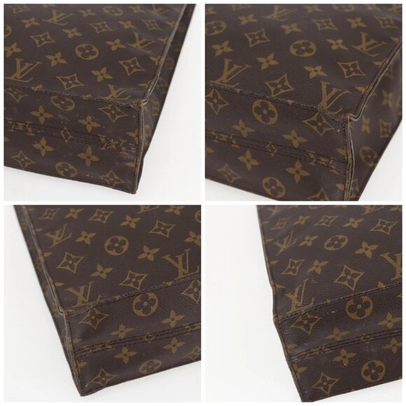 LOUIS VUITTON Monogram Sac Plat Hand Bag M51140 LV Auth ka630 - Picture 14 of 16